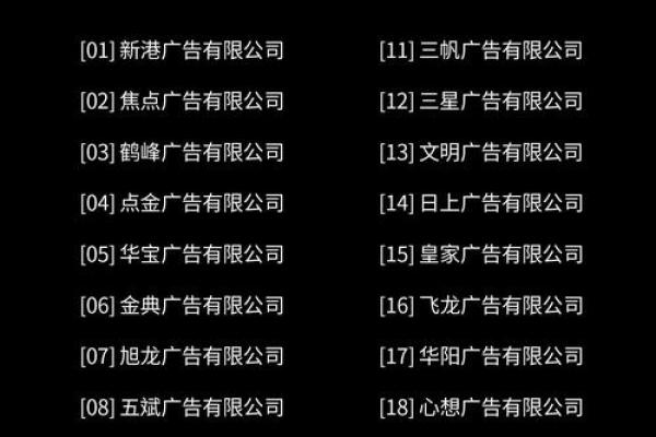 免费起名工具助力公司找到独特名称