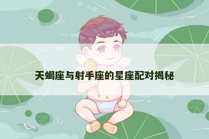 天蝎座与射手座的星座配对揭秘