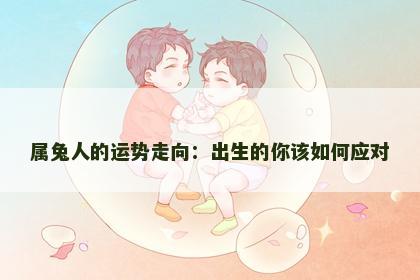 属兔人的运势走向：出生的你该如何应对